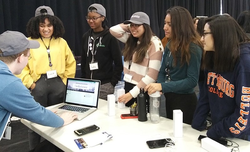 Student competitors at Technica2019 conference