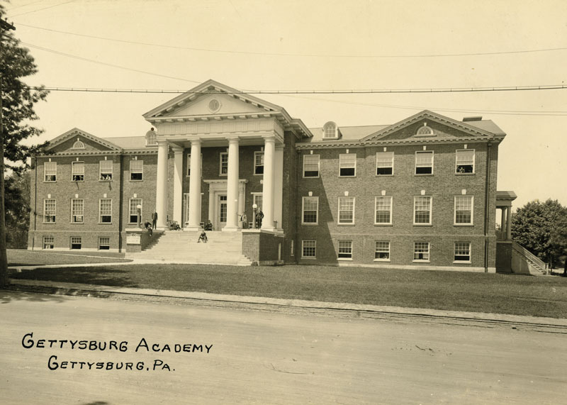 Huber Hall when it was used as the Preparatory Department
