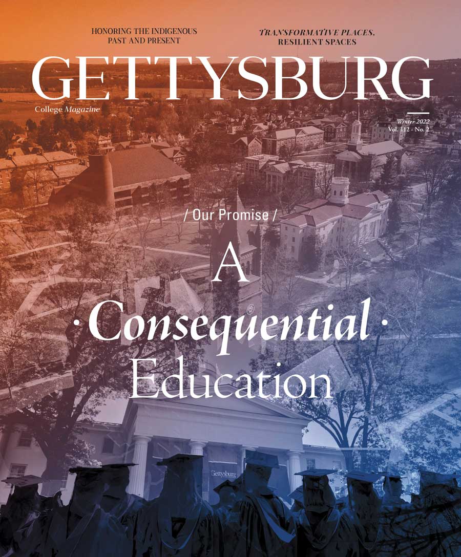 Winter 2022 issue of Gettysburg College Magazine