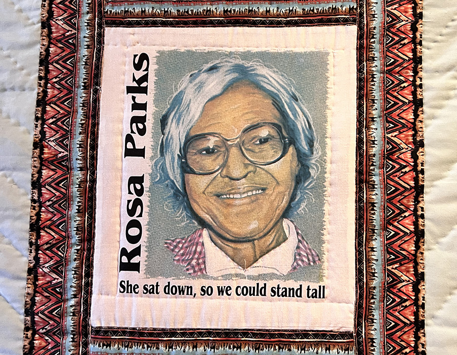 A museum piece of  Rosa Parks 