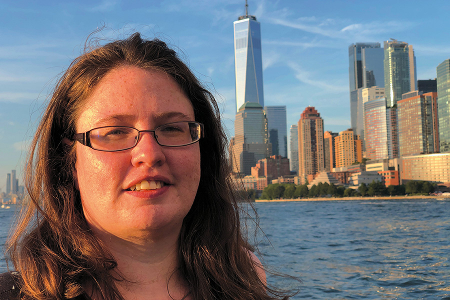 Prof. Alecea Standlee visits New York City