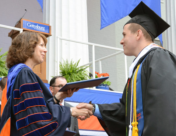 Student speaker Anthony Palmer ’13