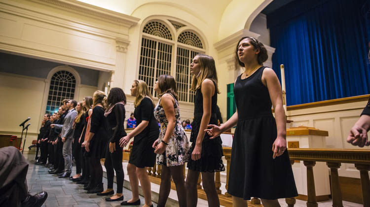 Choir performs