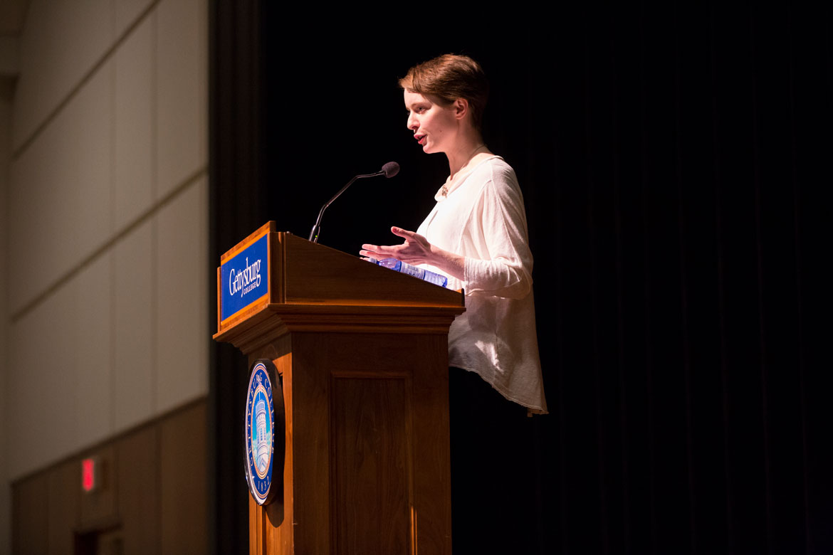 Emily St. John Mandel speaks at Gettysburg