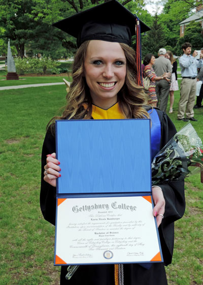 Lorin at Gettysburg College's Commencement