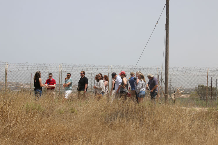 Visiting Nahal Oz, a kibbutz near the Gaza border