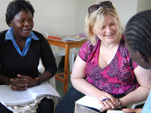 Professor Amy Dailey in Kenya