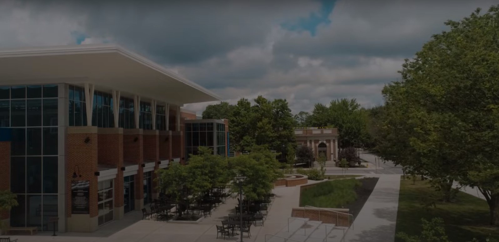 Drone view of the Bullet Hole and Dining Center