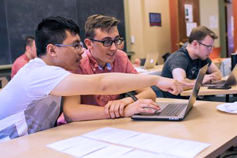 students at Gettysburg College