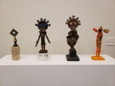 Four sculptures by artist Glenn Zweygardt