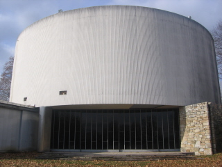 the Cyclorama building in disrepair