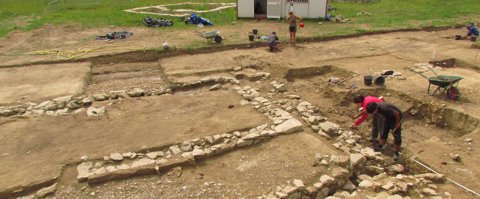 Prof. Luley's excavation