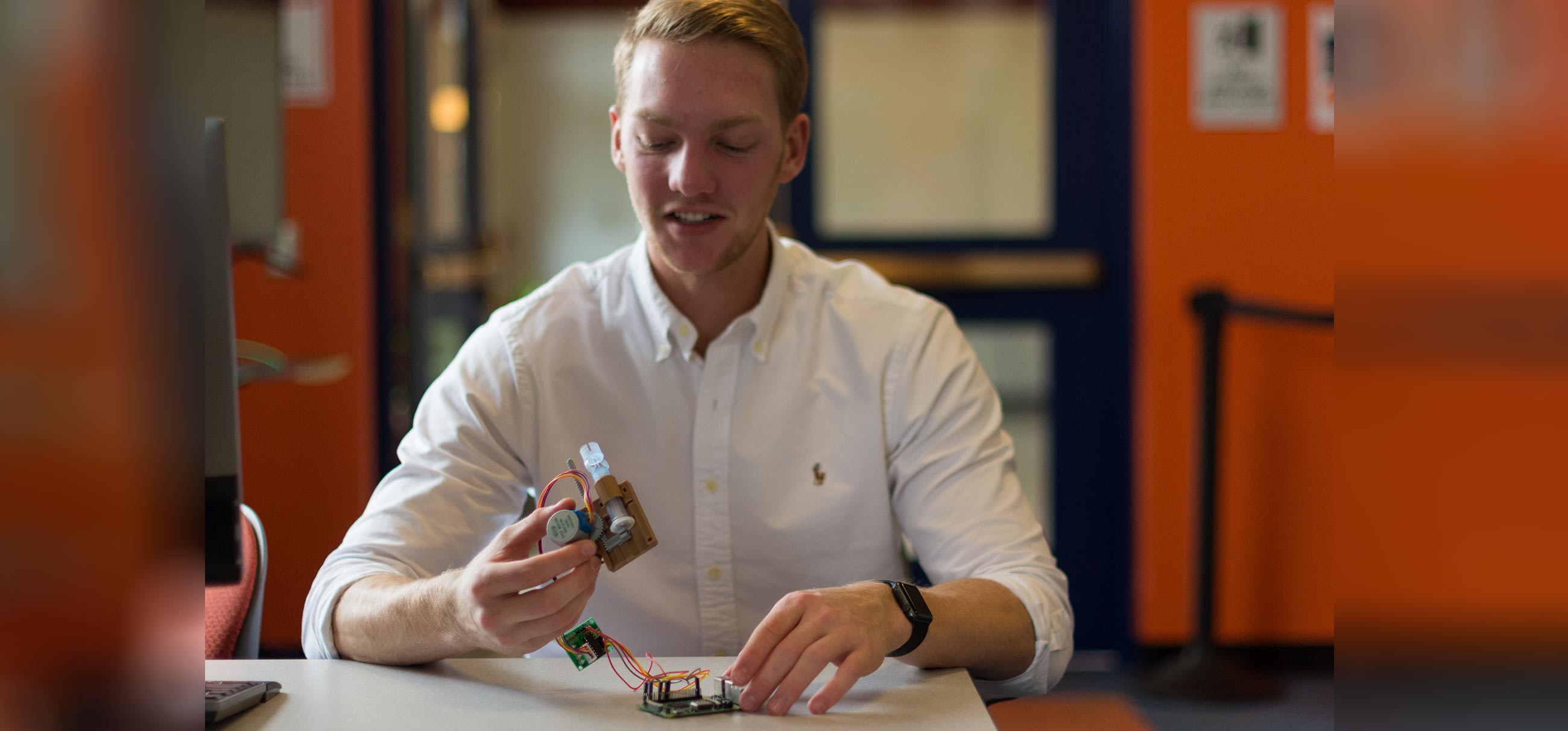 Tyler Mitchell ’20 creates potentially revolutionary medical device in Gettysburg Innovation Lab