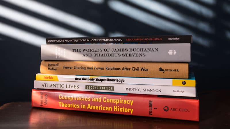 stack of books