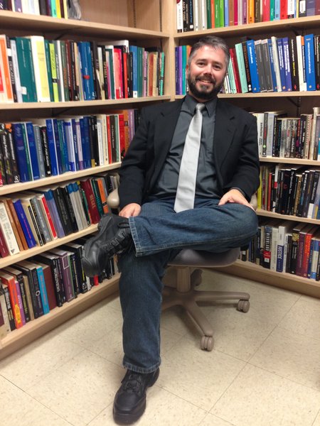 Professor Vernon Cisney sitting