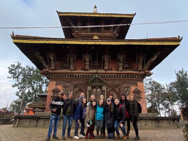 Students travel to Nepal with Professor for immersion trip