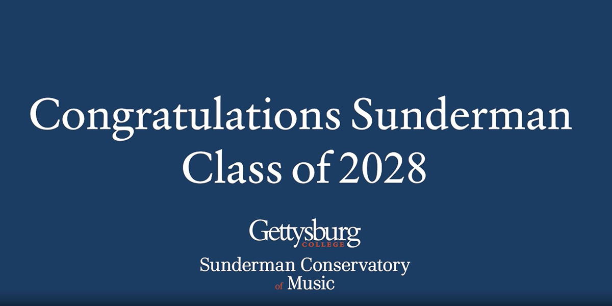Sunderman Conservatory of Music - Gettysburg College