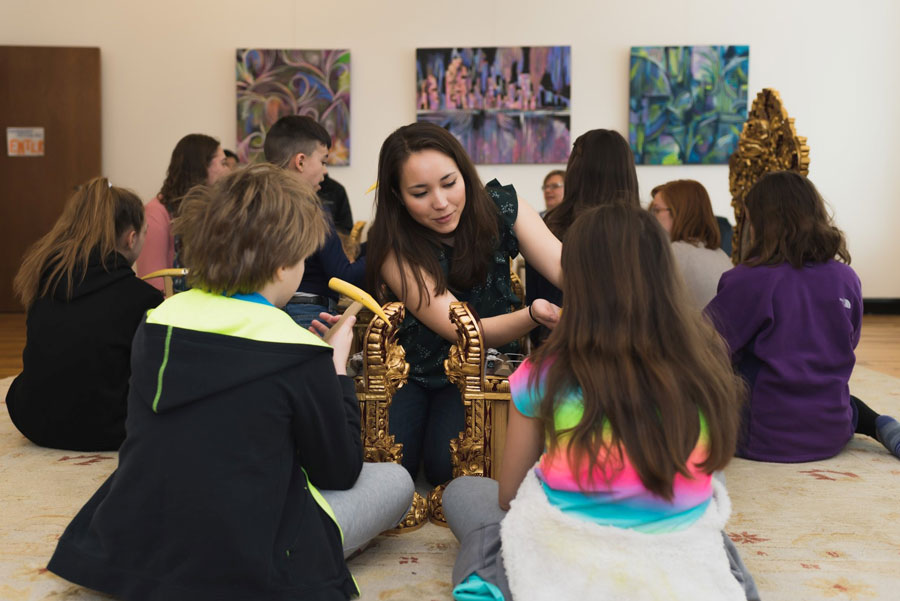 Gettysburg music education major teaches elementary school students