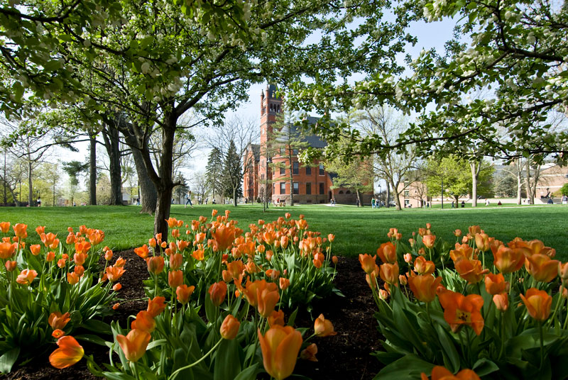 Campus with Glatfelter Hall in the background