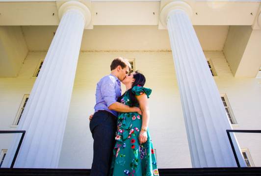 Kissing at Penn Hall