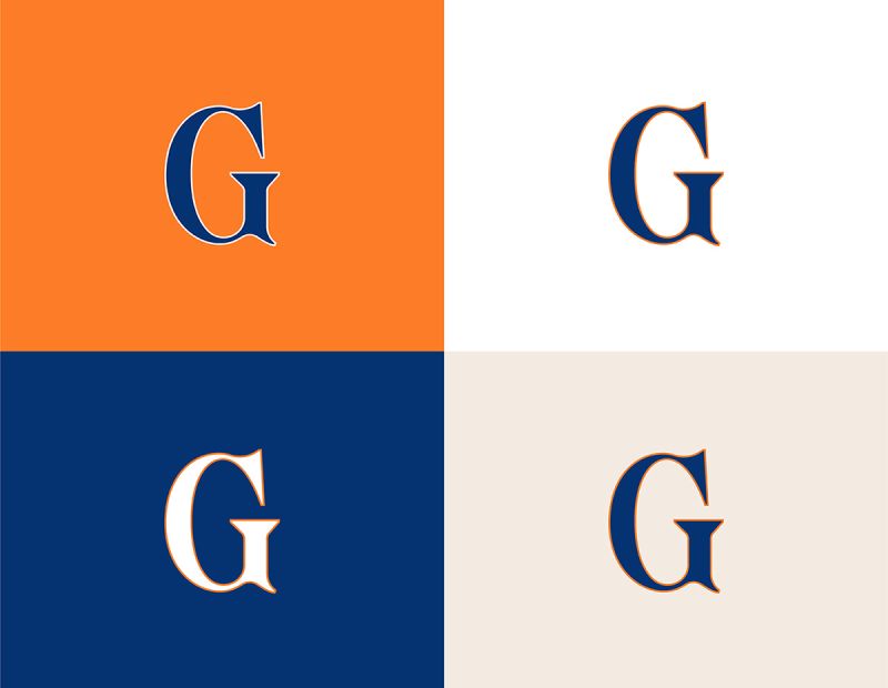 Gettysburg College G mark Outline Version Logo