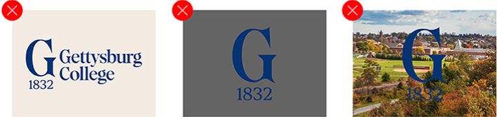 Gettysburg College G 1832 incorrect usage