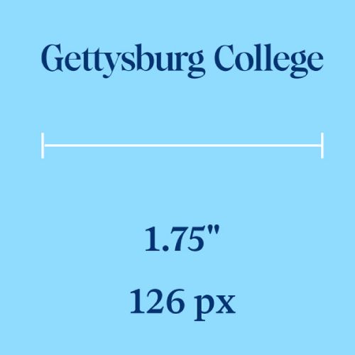 Gettysburg College wordmark 