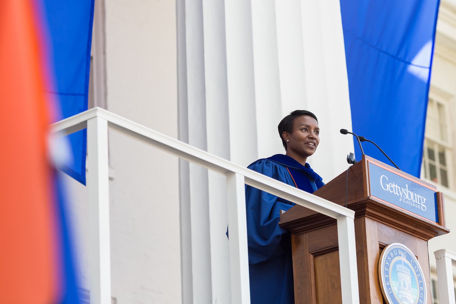 Lauren W. Bright at the Inauguration of President Bob Iuliano