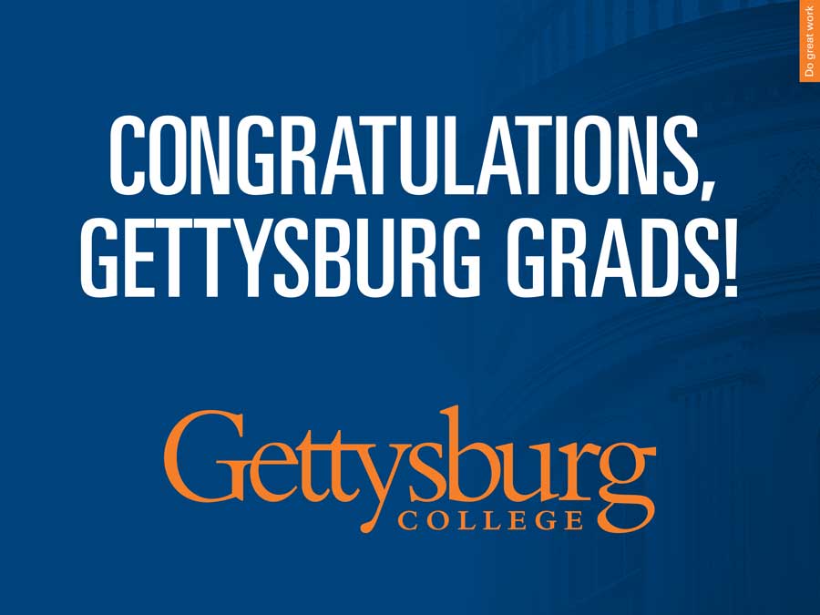 Congratulations Gettysburg Graduates