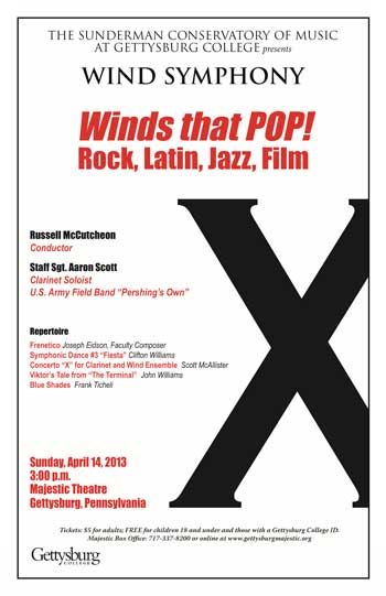 Winds that POP!: Rock, Latin, Jazz, Film
