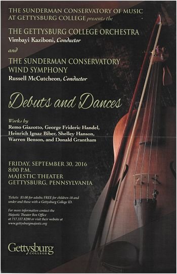 Debuts and Dances: Symphony Orchestra and Wind Symphony Concert