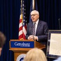Philanthropist, Orioles owner David Rubenstein inspires students at Blavatt Lecture