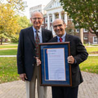 Jim Apple ’58 honored for exemplary service to Gettysburg College with Lavern H. Brenneman ’36 Award