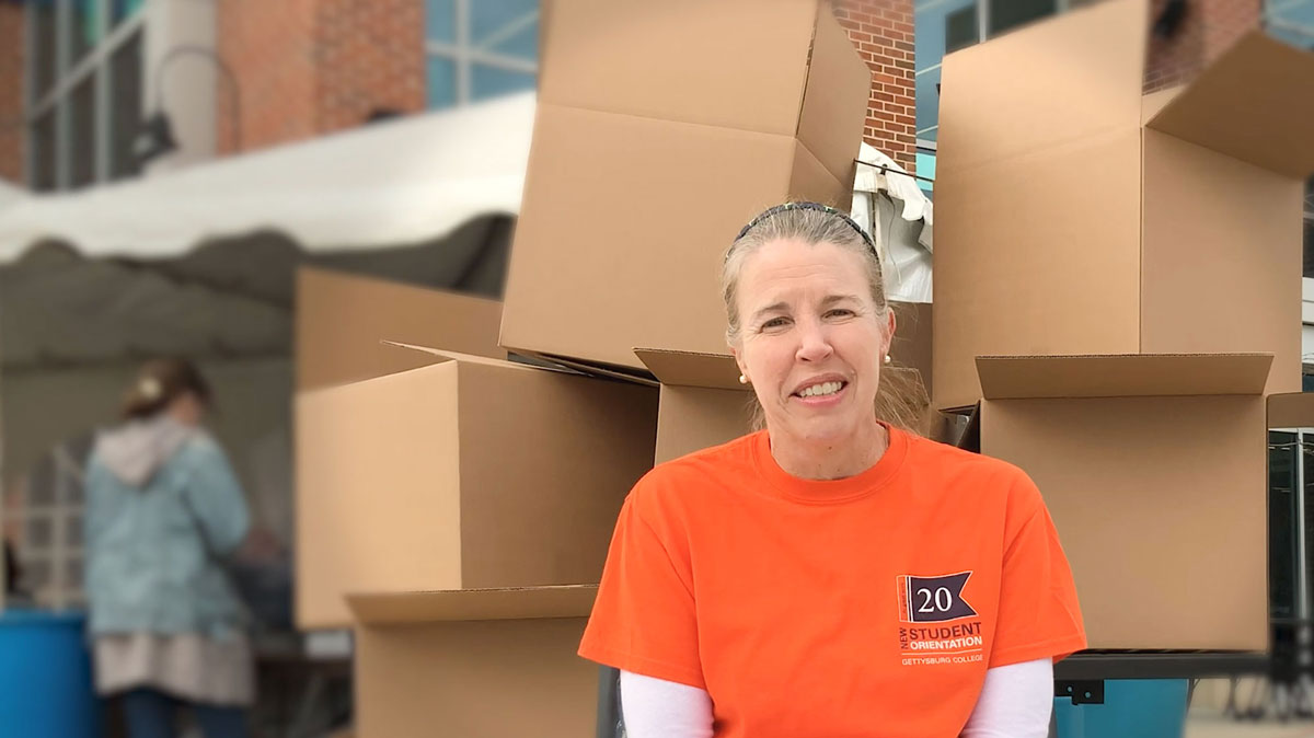 Photo of student relief efforts