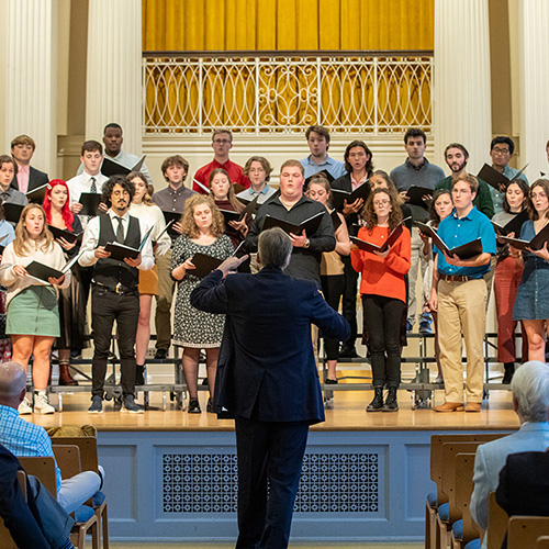  A love of Gettysburg College and a passion for music leads Sidney Ehrhart ’50 to commit $3 million to scholarship fund and Sunderman Conservatory renovations