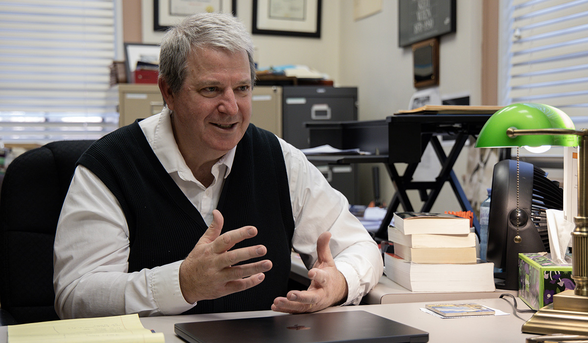 History Prof. Bill Bowman integrates global perspectives into his teaching