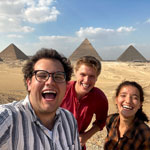 The transformational travels of Brandon Neely ’23 in Egypt