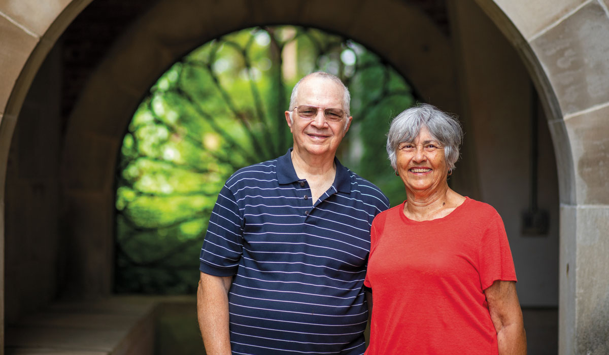 Connections: Peter '60 and Pamela Casagrande