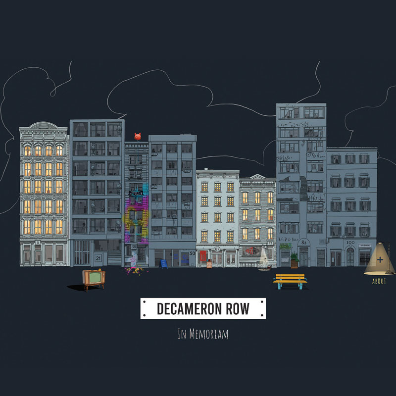 Decameron Row, In Memoriam