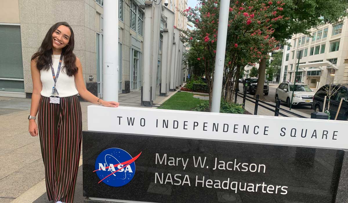 A calling and career at NASA: Sara Freed ’18, a moon orbiter commander