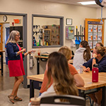  Stebick, Wagner spotlight College’s makerspace at international conference