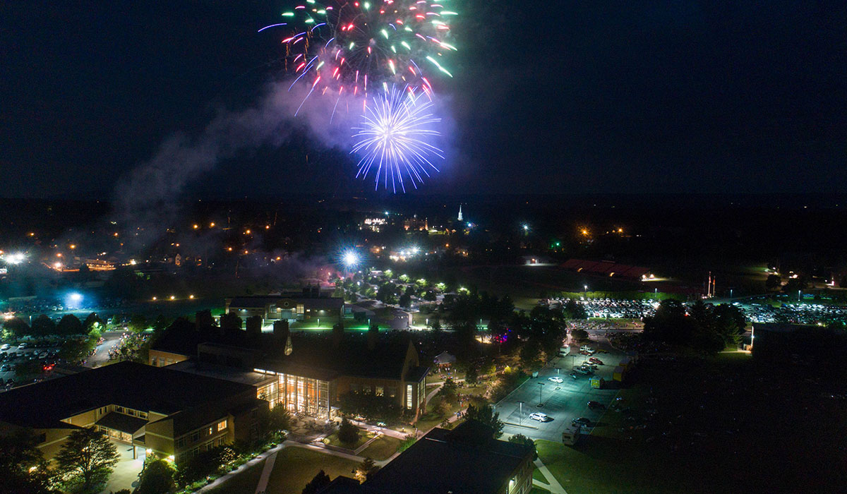 Annual July 4th concert and fireworks