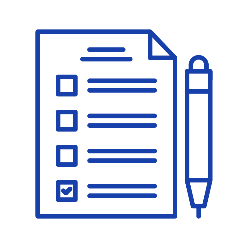 Form and pen icon