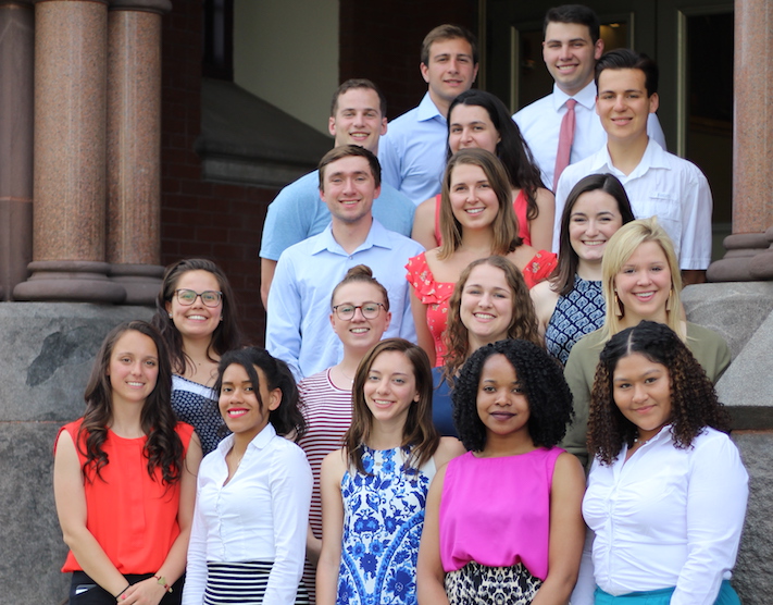 Group of leadership mentors posing for a photo