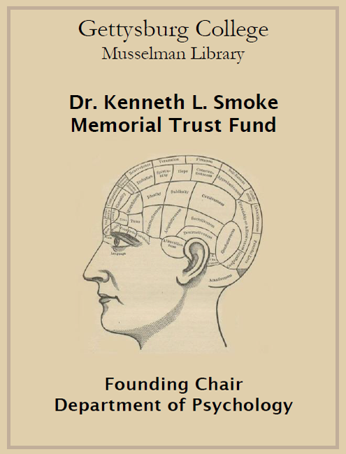 Kenneth L. Smoke Fund Memorial Trust Fund bookplate