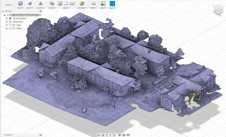 A screenshot of East Quad in Easel