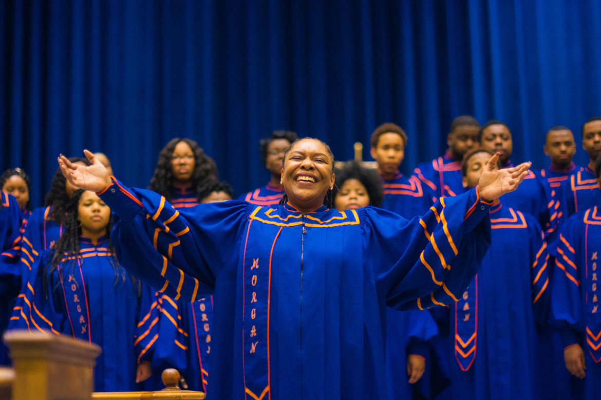 Choir singing at the Martin Luther King Jr Celebration