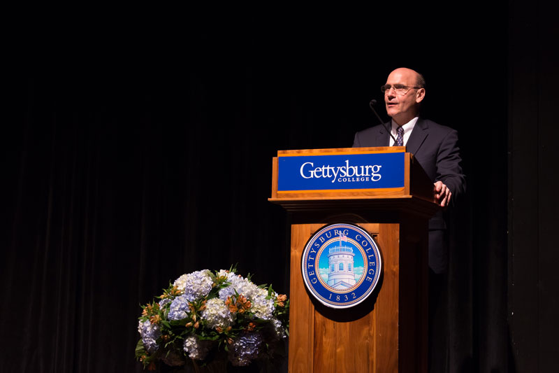 President-Elect Iuliano at podium