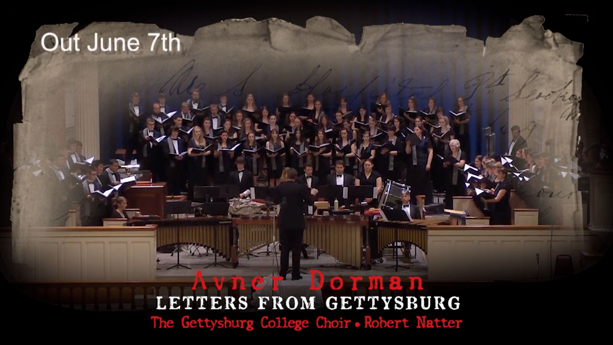 The Gettysburg College Choir performing on stage