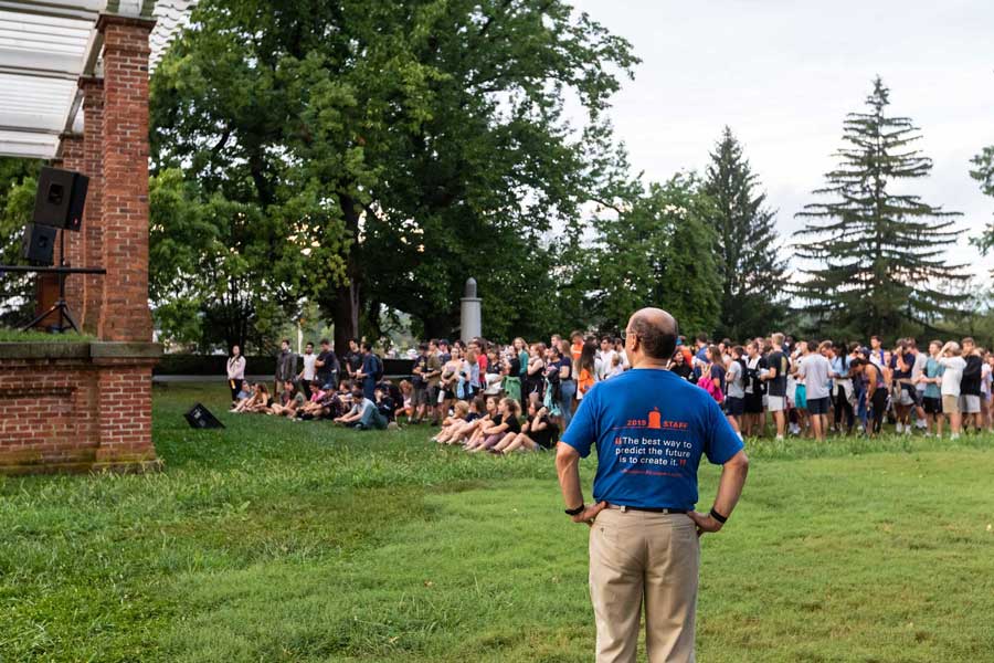 President Bob Iuliano at Gettysburg Rostrum